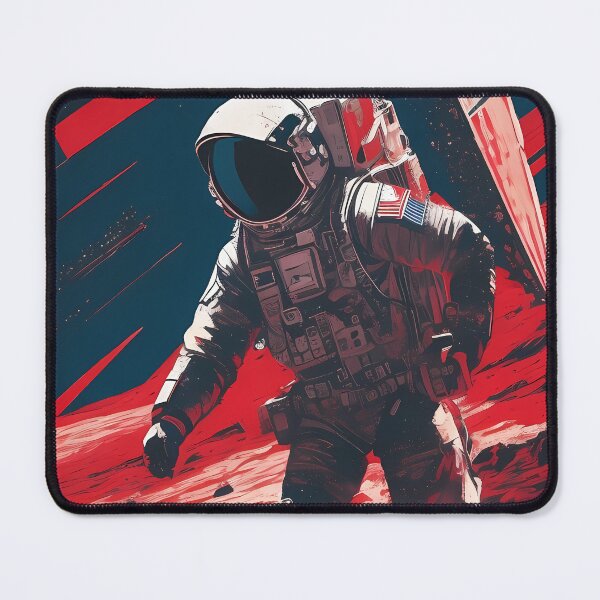 Item preview, An Astronaut on the Mars Fictional Artwork designed and sold by deepakrode7.