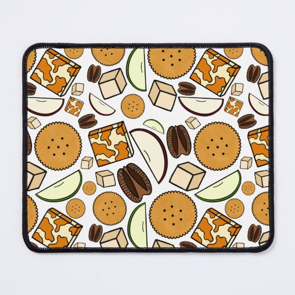Item preview, Cheese Board Pattern (White) designed and sold by honeybeepaper.