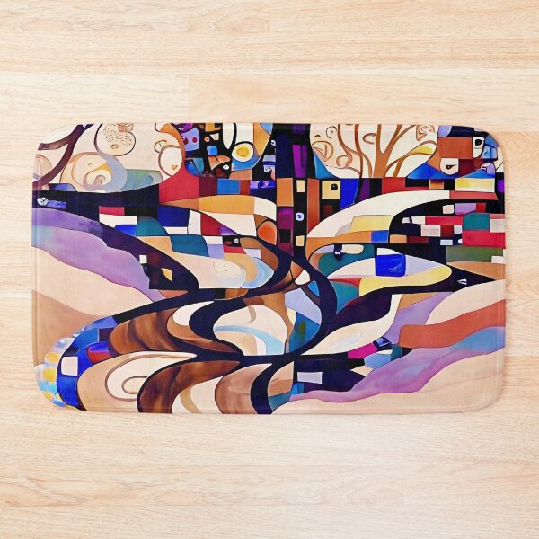 Item preview, Stylized Trees on the Hill designed and sold by Dana Roper.