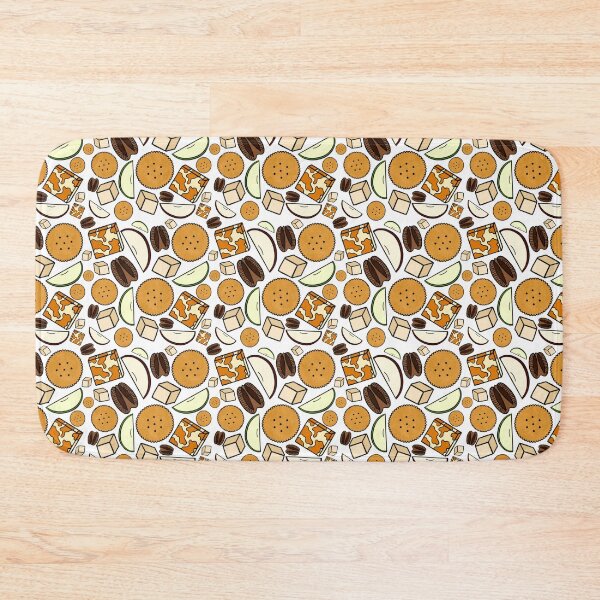 Item preview, Cheese Board Pattern (White) designed and sold by honeybeepaper.