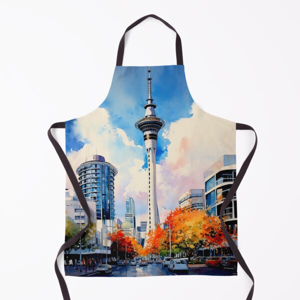 Item preview, A Watercolor Design of Auckland - New Zealand designed and sold by Sketch-Shack.