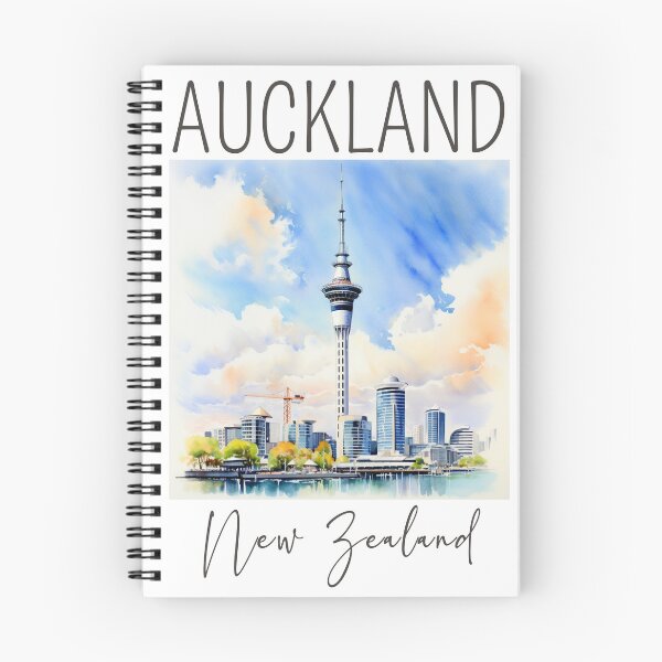 Item preview, A Watercolor Design of Auckland - New Zealand designed and sold by Sketch-Shack.