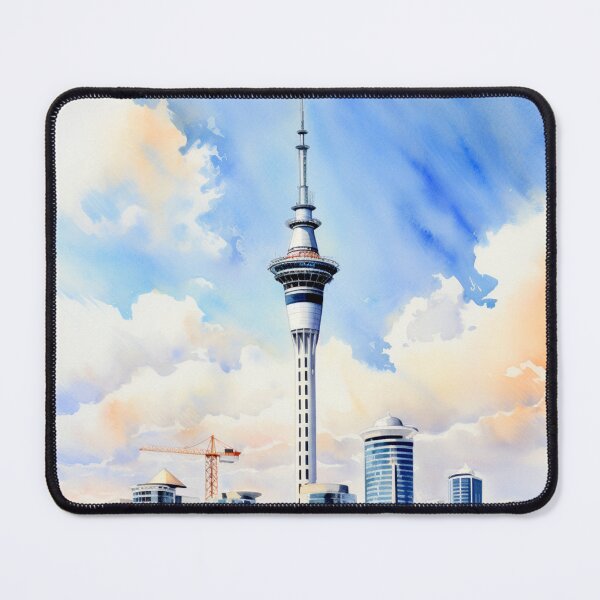 Item preview, A Watercolor Design of Auckland - New Zealand designed and sold by Sketch-Shack.