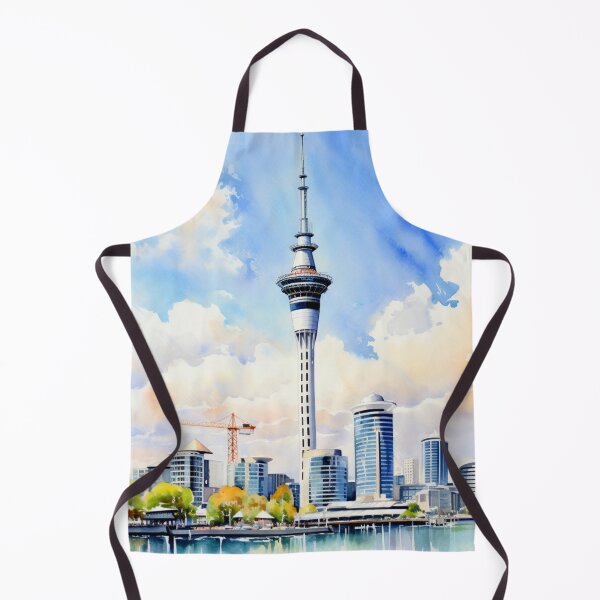 Item preview, A Watercolor Design of Auckland - New Zealand designed and sold by Sketch-Shack.