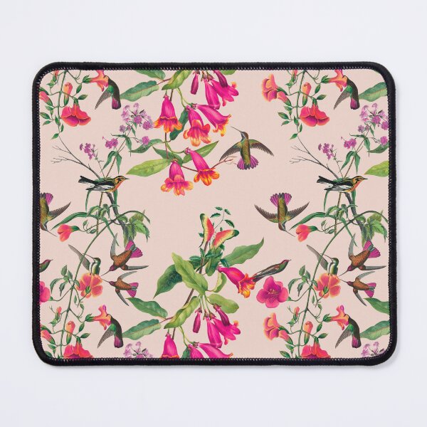 Item preview, Vintage Hummingbirds and Flowers designed and sold by OwnDesignOnline.