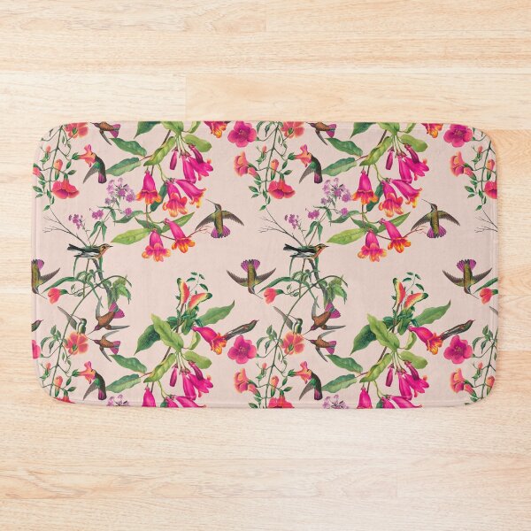 Item preview, Vintage Hummingbirds and Flowers designed and sold by OwnDesignOnline.