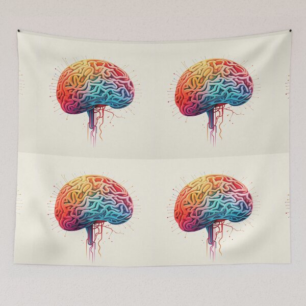 Item preview, Colorful Brain designed and sold by wonderlandv.