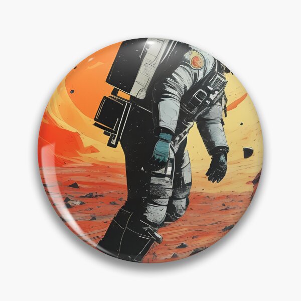 Item preview, An Astronaut on the Mars Fictional Artwork designed and sold by deepakrode7.