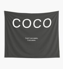Tela decorativa Coco Chanel cotización - I don & # 39; t hacer moda. I Am moda.