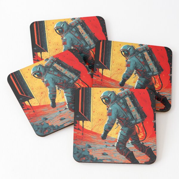 Item preview, An Astronaut on the Mars Fictional Artwork designed and sold by deepakrode7.