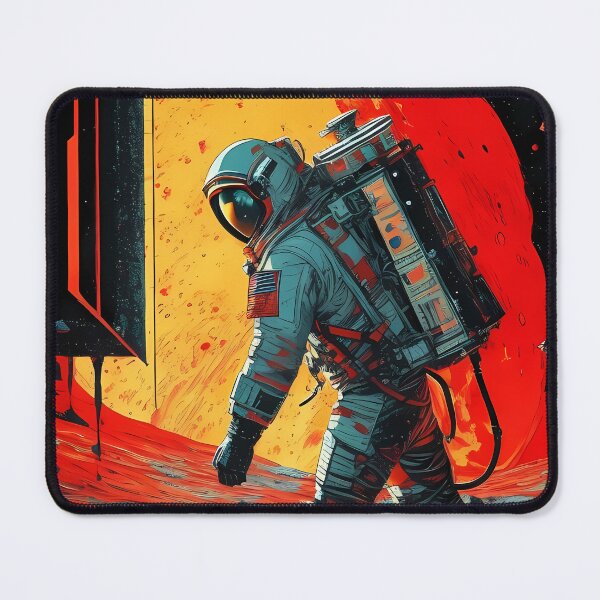 Item preview, An Astronaut on the Mars Fictional Artwork designed and sold by deepakrode7.