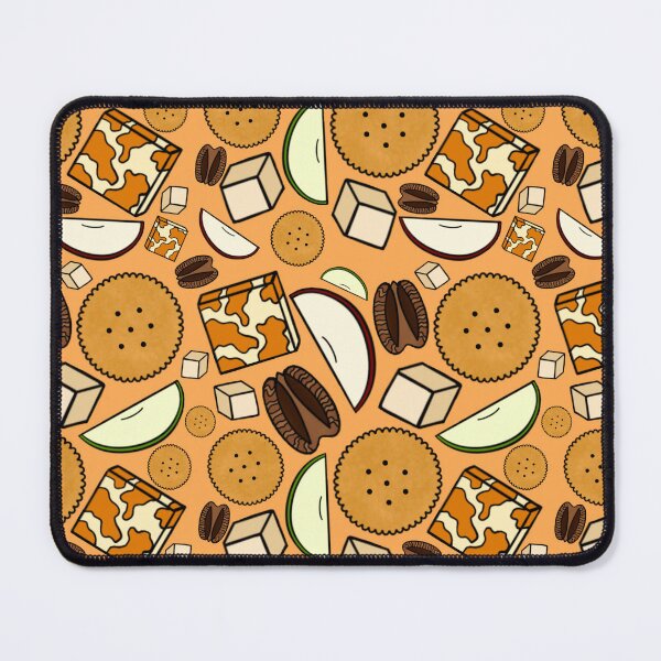 Item preview, Cheese Board Pattern (Orange) designed and sold by honeybeepaper.