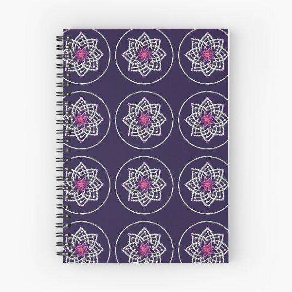 Item preview, Hridaya kamalam kolam/muggu/Rangoli - Deep Purple Background designed and sold by ShreecreatE.
