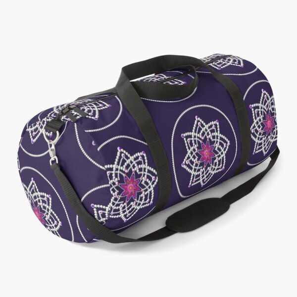 Item preview, Hridaya kamalam kolam/muggu/Rangoli - Deep Purple Background designed and sold by ShreecreatE.