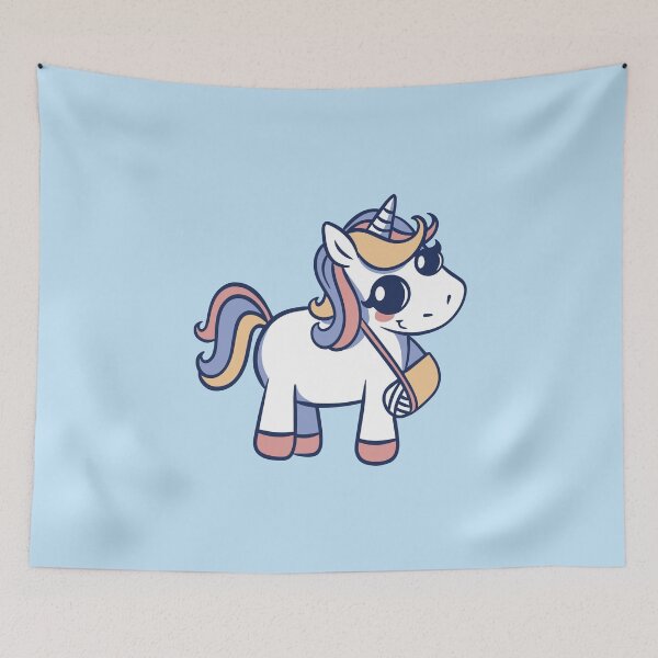 Item preview, Injured unicorn, get well soon designed and sold by DerSenat.