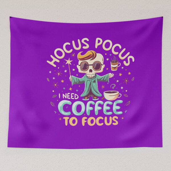 Item preview, Hocus Pocus I Need Coffee To Focus designed and sold by SimpliText.