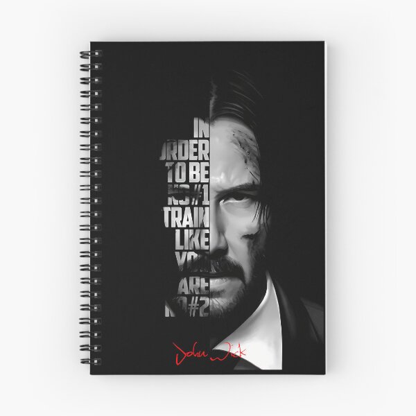 Artikelvorschau, Schwarz-weißes John Wick-Zitat. entworfen und verkauft von LavaAryana.