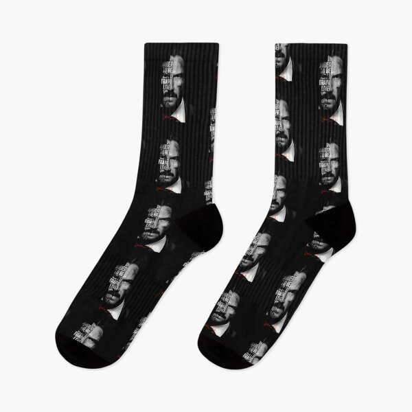 Artikelvorschau, Schwarz-weißes John Wick-Zitat. entworfen und verkauft von LavaAryana.