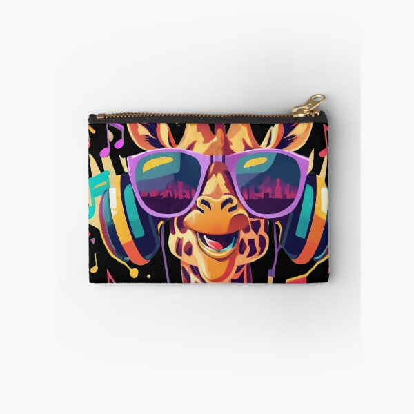 Item preview, Music Driven Colorful Giraffe designed and sold by WallAndAll.