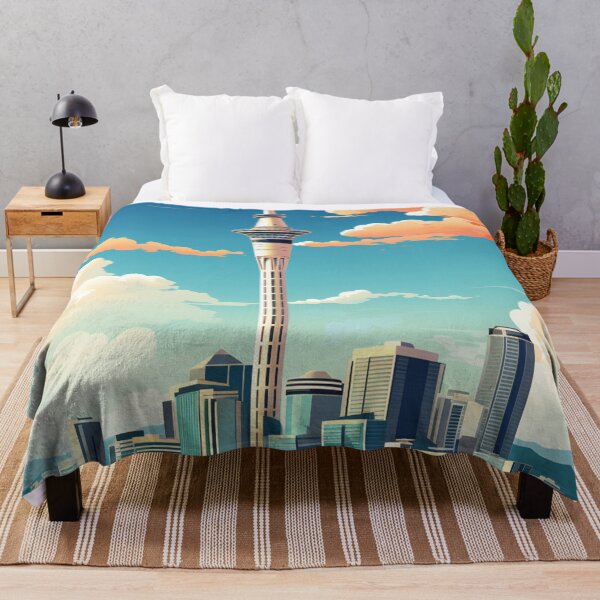 Item preview, A Vintage Travel Illustration of Auckland - New Zealand designed and sold by GoodOldVintage.
