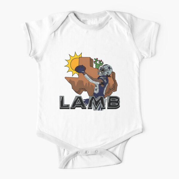 CeeDee Lamb Baby Clothes, Dallas Football Kids Baby Onesie