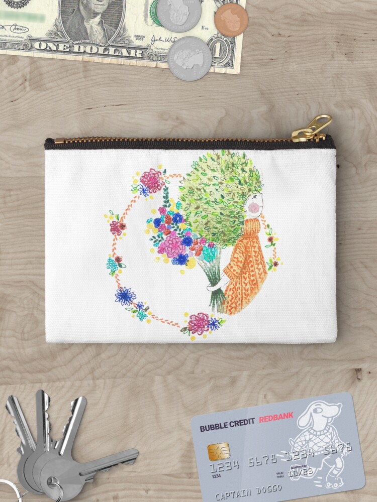 Aperçu 3 sur 4. Pochette avec l'œuvre Petite Pousse créée et vendue par luna2810.