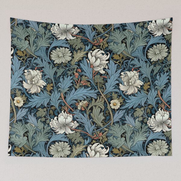 Item preview, Victorian Blossom, A William Morris Classic Revival pattern motif designed and sold by Panadis.