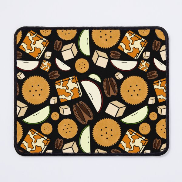 Item preview, Cheese Board Pattern (Black) designed and sold by honeybeepaper.