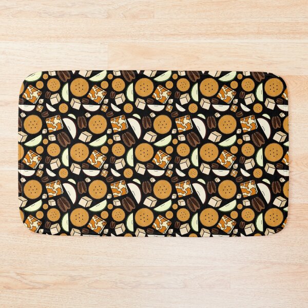 Item preview, Cheese Board Pattern (Black) designed and sold by honeybeepaper.