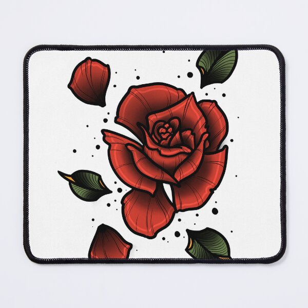 Item preview, Rose Old School designed and sold by SoulArtLove.