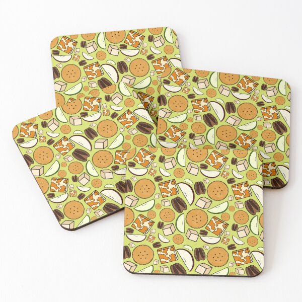 Item preview, Cheese Board Pattern (Green) designed and sold by honeybeepaper.