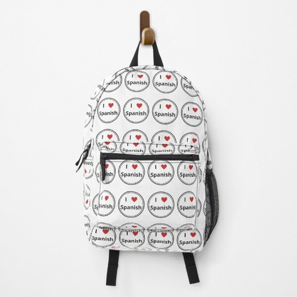 Item preview, black and white circle of i love spanish designed and sold by language-des.