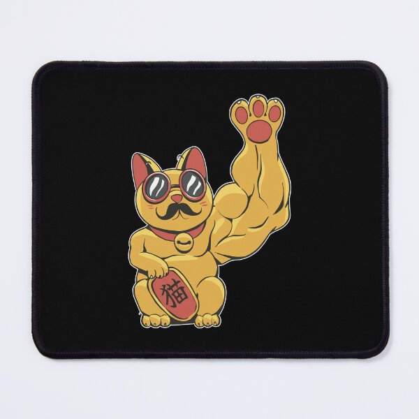 Item preview, Muscular waving cat designed and sold by DerSenat.