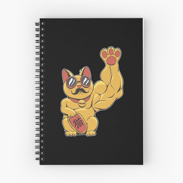 Item preview, Muscular waving cat designed and sold by DerSenat.