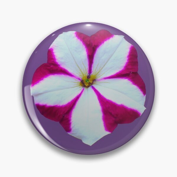 Item preview, Petunia rosa y blanca - fondo morado designed and sold by Louise-Mae.