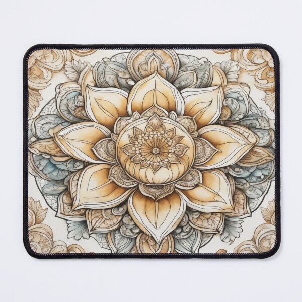 Item preview, Hermoso loto, ornamental designed and sold by Calm Cat Studio.