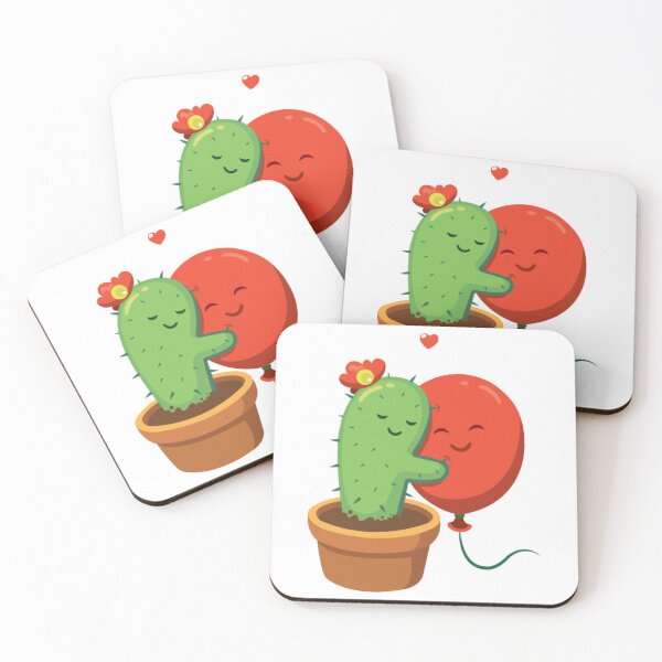 Item preview, Valentine_s Day ,Cactus And Balloon,true love never ends designed and sold by Lin-Erb1999.