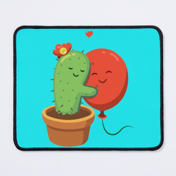 Item preview, Valentine_s Day ,Cactus And Balloon,true love never ends designed and sold by Lin-Erb1999.
