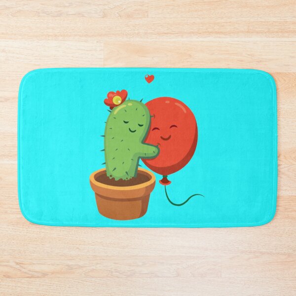 Item preview, Valentine_s Day ,Cactus And Balloon,true love never ends designed and sold by Lin-Erb1999.