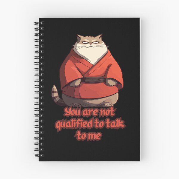 Item preview, you are not qualified to talk to me , Funny cat ,stickers  designed and sold by Dark-Matter02.