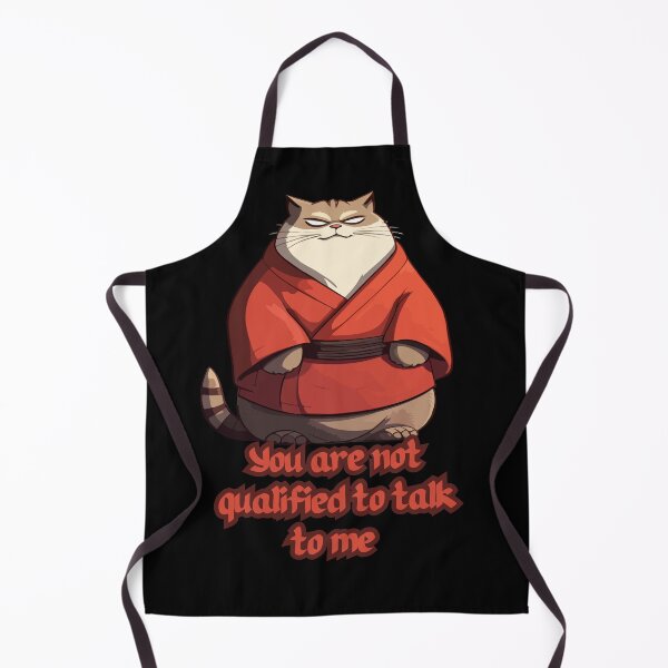 Item preview, you are not qualified to talk to me , Funny cat ,stickers  designed and sold by Dark-Matter02.
