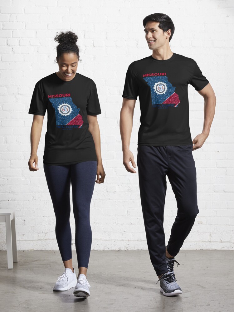 Thumbnail 1 of 7, Active T-Shirt, Missouri 2024 Total Eclipse designed and sold by Eclipse2024.