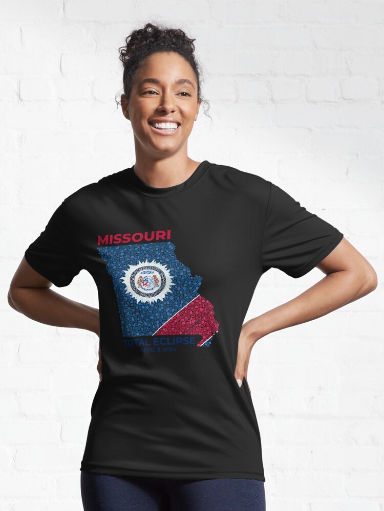 Thumbnail 6 of 7, Active T-Shirt, Missouri 2024 Total Eclipse designed and sold by Eclipse2024.