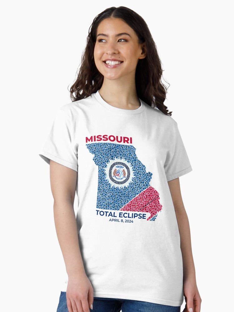 Thumbnail 2 of 7, Classic T-Shirt, Missouri 2024 Total Eclipse designed and sold by Eclipse2024.