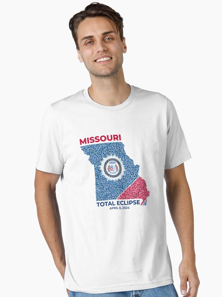 Thumbnail 1 of 7, Essential T-Shirt, Missouri 2024 Total Eclipse designed and sold by Eclipse2024.