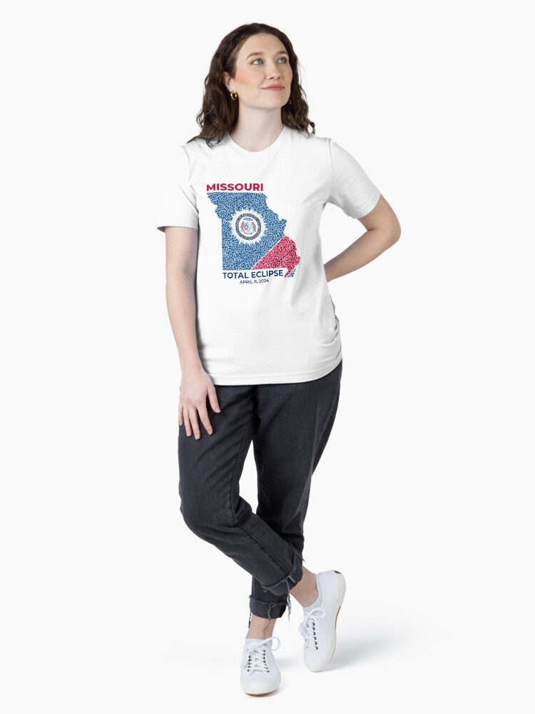 Thumbnail 4 of 7, Essential T-Shirt, Missouri 2024 Total Eclipse designed and sold by Eclipse2024.