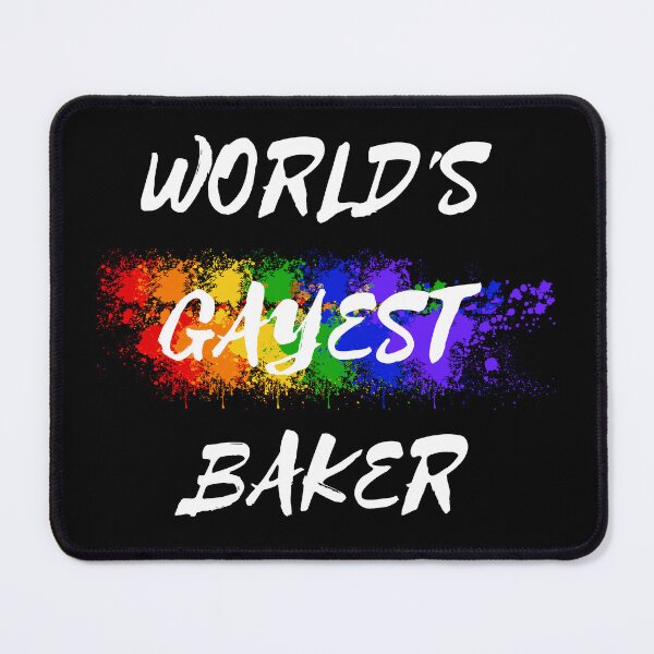 Item preview, World's Gayest Baker For Proud Gay Bakers In Black designed and sold by LuckyKermit.