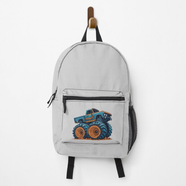 Item preview, Monster truck with big wheelies on a dirt track designed and sold by davidbomel-Art.
