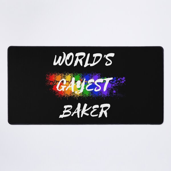 Item preview, World's Gayest Baker For Proud Gay Bakers In Black designed and sold by LuckyKermit.