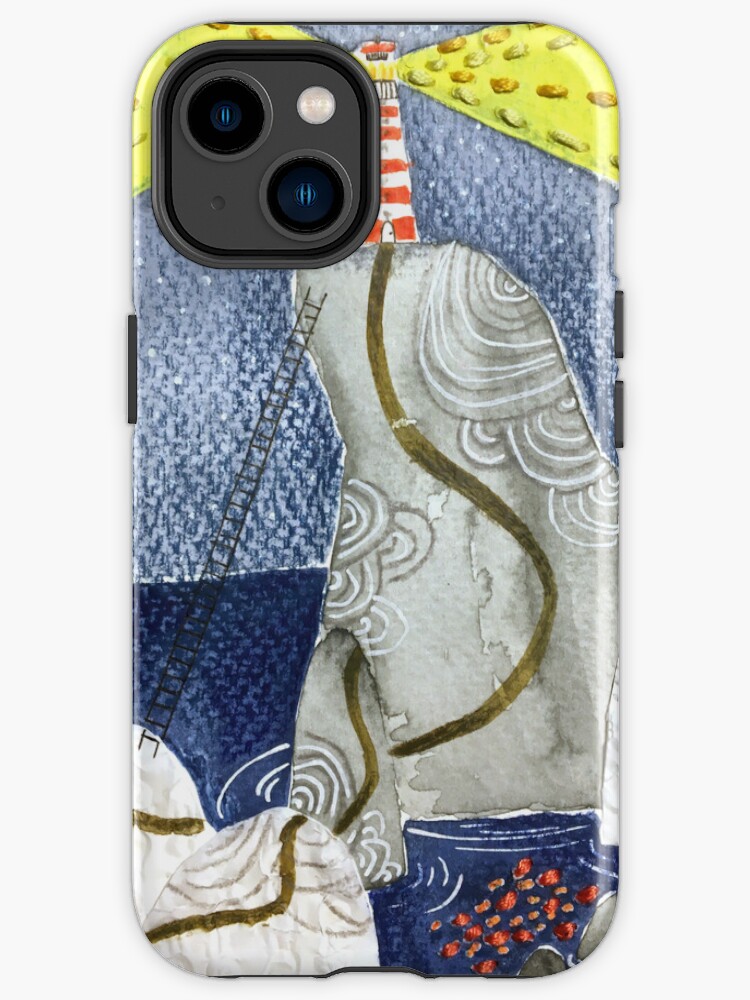 Aperçu 1 sur 4. Coque iPhone avec l'œuvre Phare du bout de mon monde créée et vendue par luna2810.